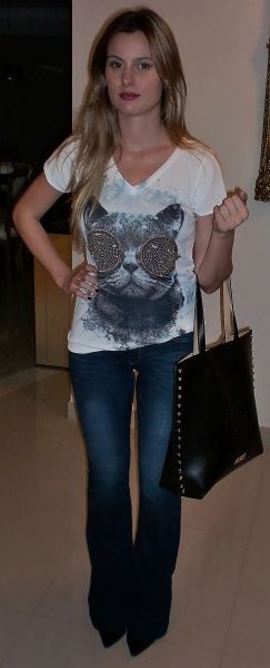 t shirt gatinho