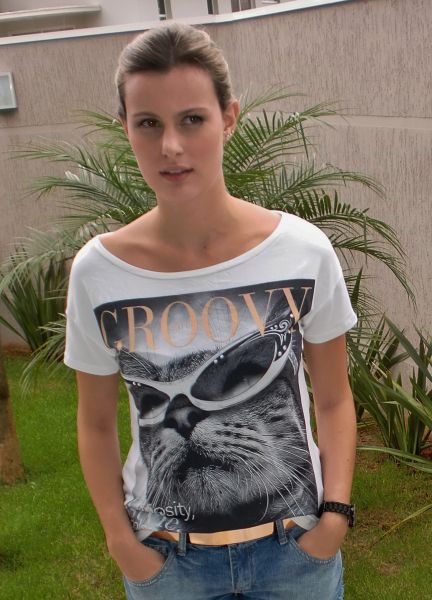 t shirt gatinho