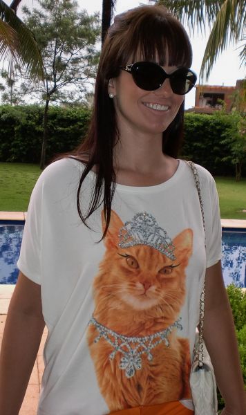 t shirt de gatinha